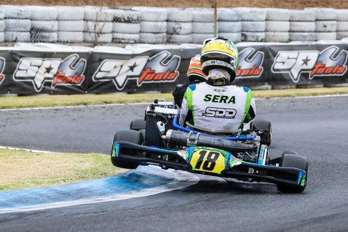 What makes a kart grip up?
