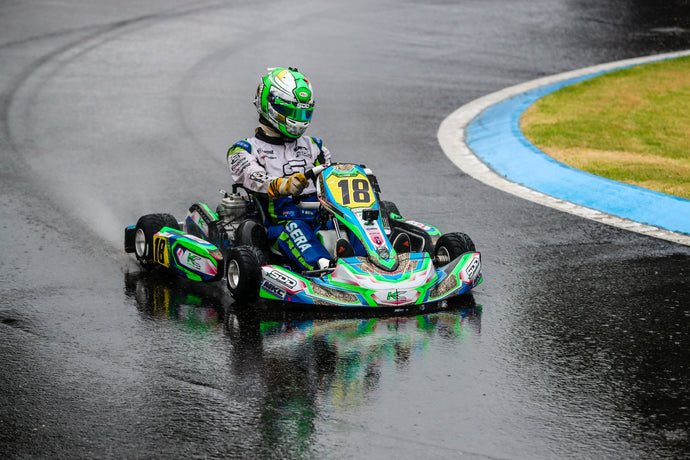 How to drive a go kart in the wet